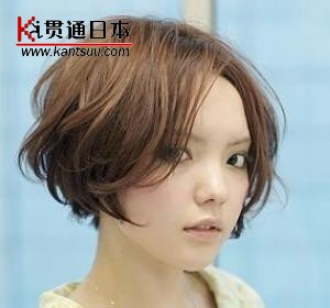 俏皮空气超短发×深褐色