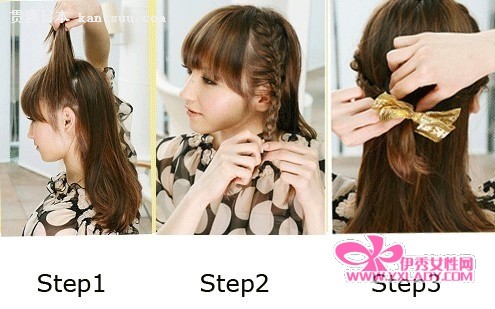 点击图片浏览上一篇:清爽一夏 不落俗套三款最特别编发