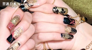 夏日双手玩转日本时尚指甲彩绘图案