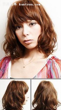 糖果系中长发型stlye5