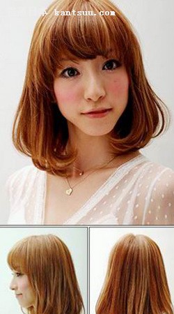 糖果系中长发型stlye7