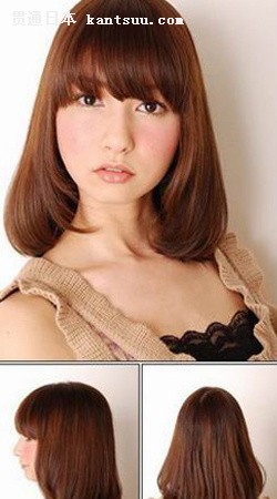 糖果系中长发型stlye6