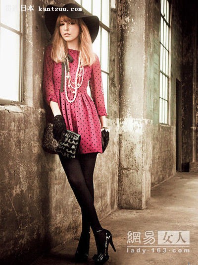 日本美模梨花legging百变造型