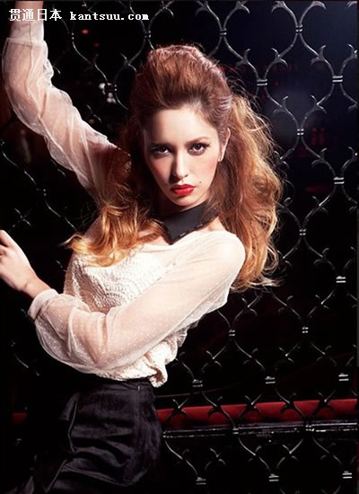 复古VS性感 藤井莉娜妩媚演绎秋冬美