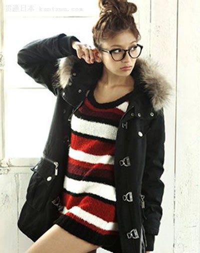 像模特一样穿 日系大衣轮番换