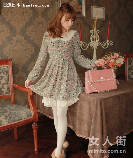 20款日系美妞亮色约会装