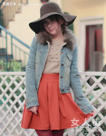 20款日系甜美搭 初冬时髦不臃肿
