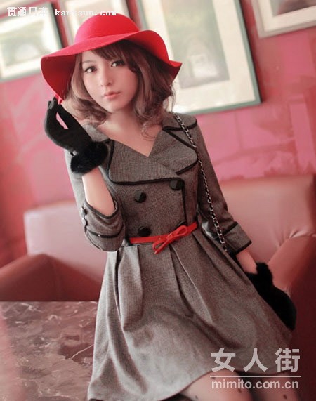 20款日系甜美搭 初冬时髦不臃肿