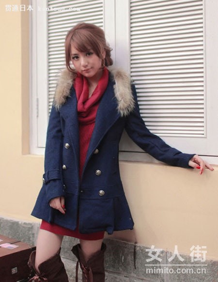 20款日系甜美搭 初冬时髦不臃肿