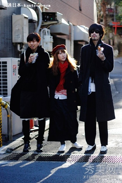 日本街拍 潮人不惧寒个性混搭秀