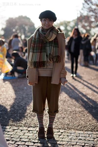 日本街拍 潮人不惧寒个性混搭秀