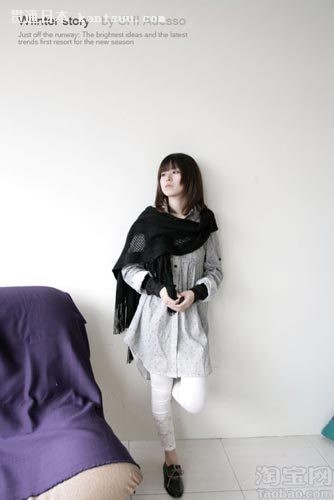 清醇灰白色系 09年日本服饰流行色