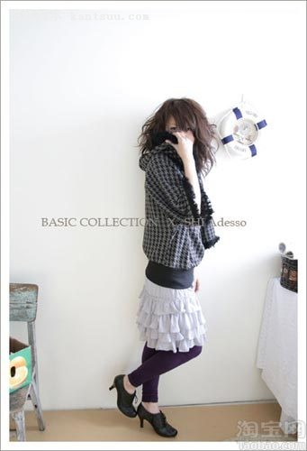 清醇灰白色系 09年日本服饰流行色