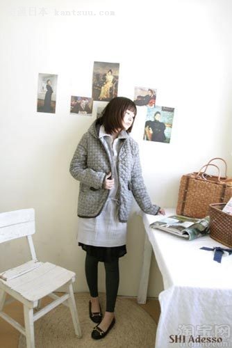 清醇灰白色系 09年日本服饰流行色