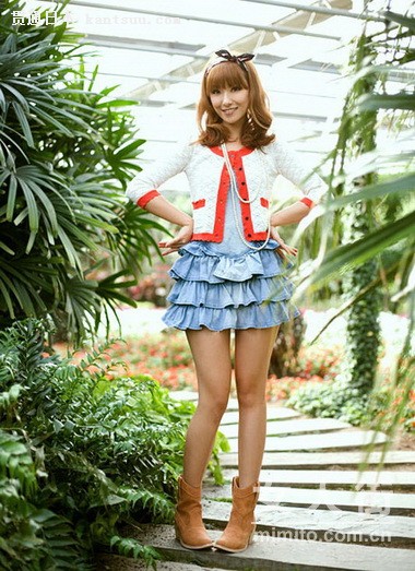 日系美模超上镜 田园风美搭