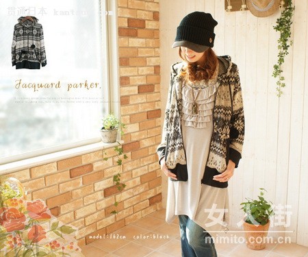 日本学生妹 早春清新气质搭