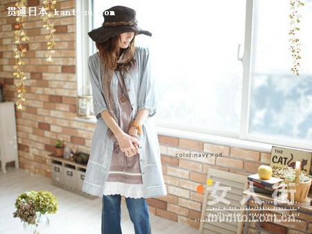 日本学生妹 早春清新气质搭