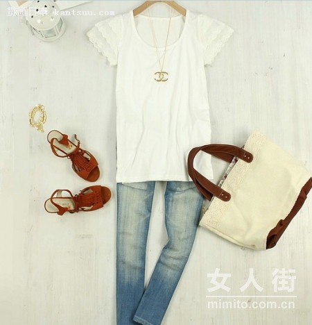 日本妞主流搭法 清新素雅更有品位