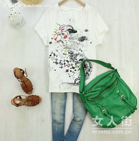 日本妞主流搭法 清新素雅更有品位