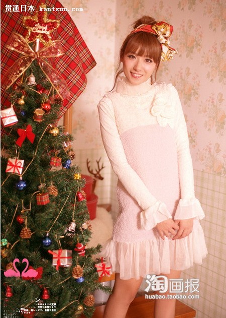 日系美模扮嫩美搭,甜范儿十足哦