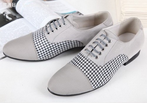 型男潮鞋推荐 爆款格纹休闲鞋