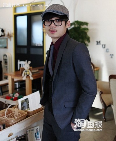 街拍!韩国帅男初秋势不可挡