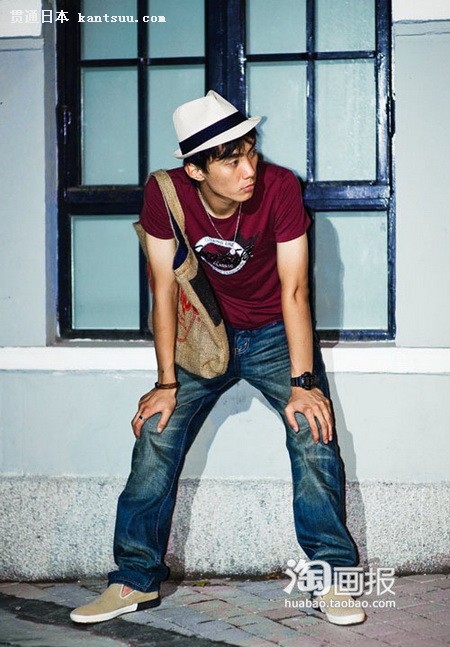日本帅男春装秀 追捧款式潮T