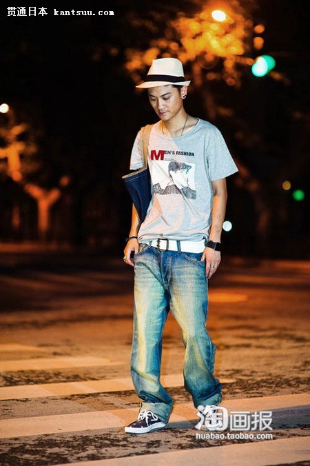 日本帅男春装秀 追捧款式潮T