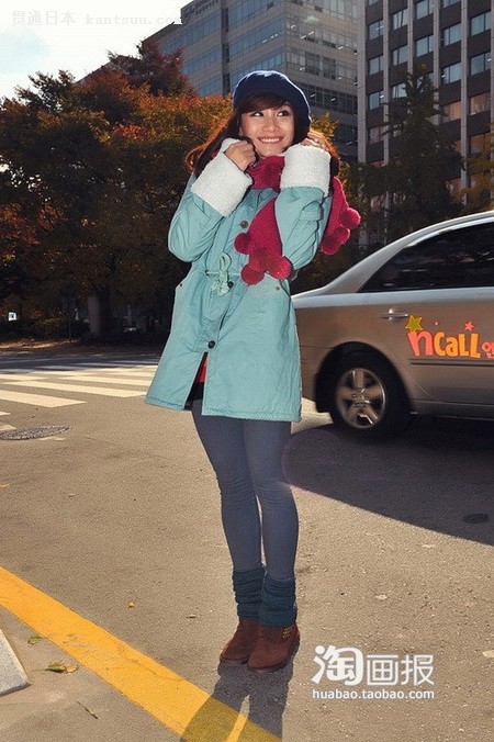 街拍淑女冬季暖搭 不得不喜欢的搭配