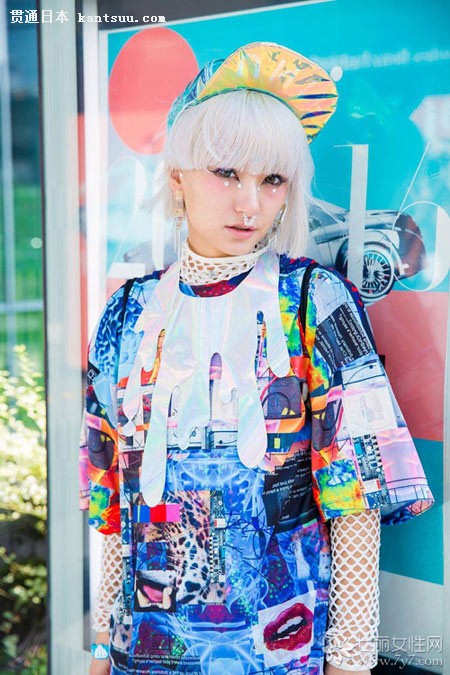 2015日本时尚 东京街头女达人潮爆眼球