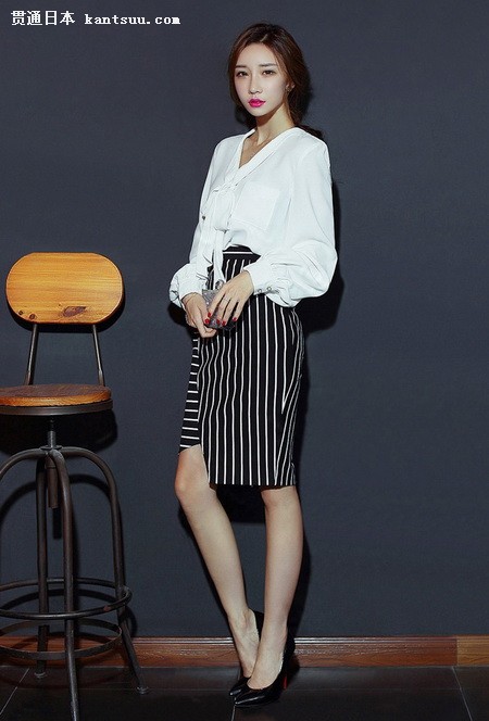 秋季服饰搭配示范:秒变职场知性女生