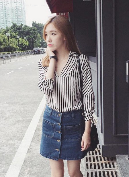 秋季服饰搭配示范:秒变职场知性女生