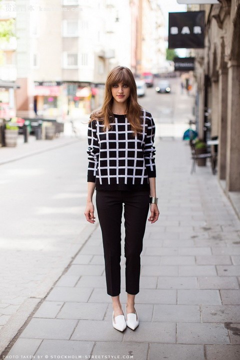 尖头平底鞋如何搭衣服?明天就穿它上班