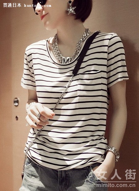 潮妞夏日必备!30款最新流行T恤
