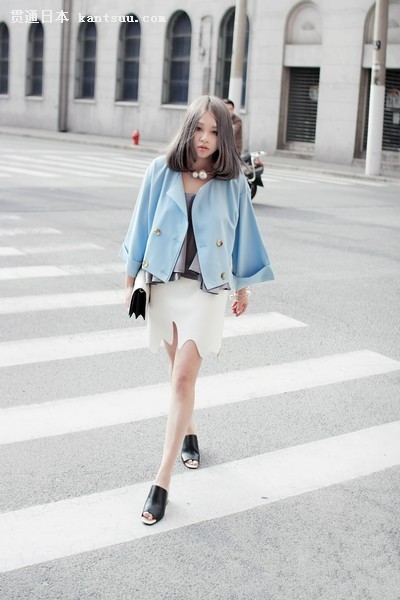 微凉秋季服装搭配技巧 七分袖短外套显瘦又chic