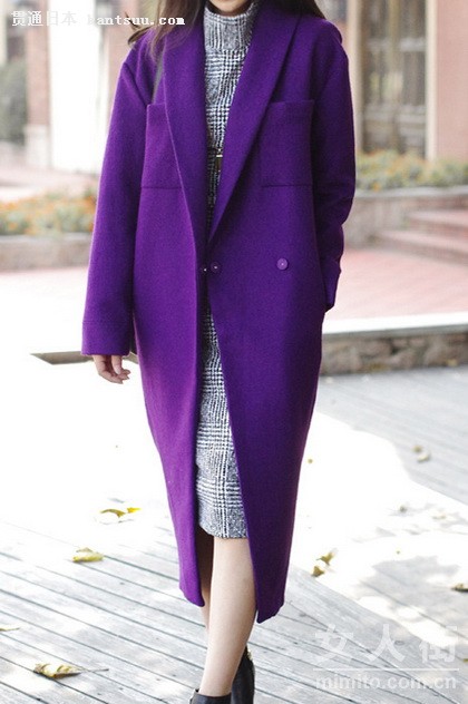 简洁纯色大外套 优雅范儿最后一波