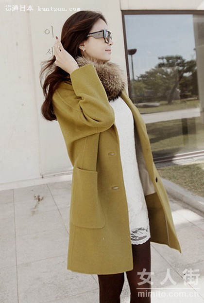 简洁纯色大外套 优雅范儿最后一波