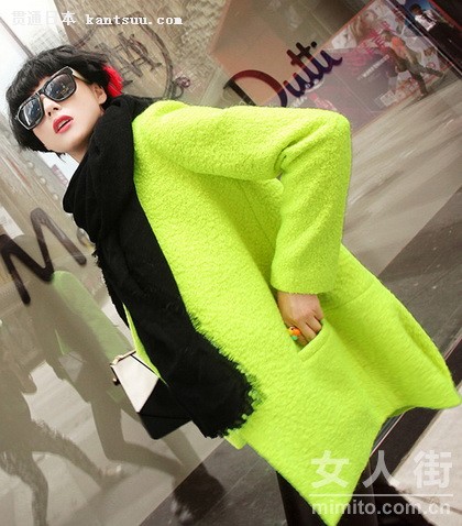 简洁纯色大外套 优雅范儿最后一波