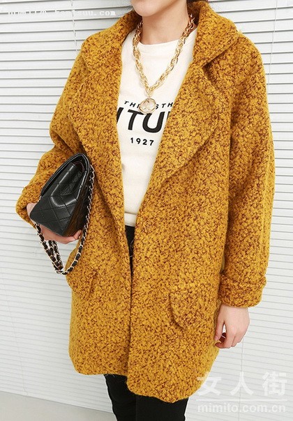 简洁纯色大外套 优雅范儿最后一波