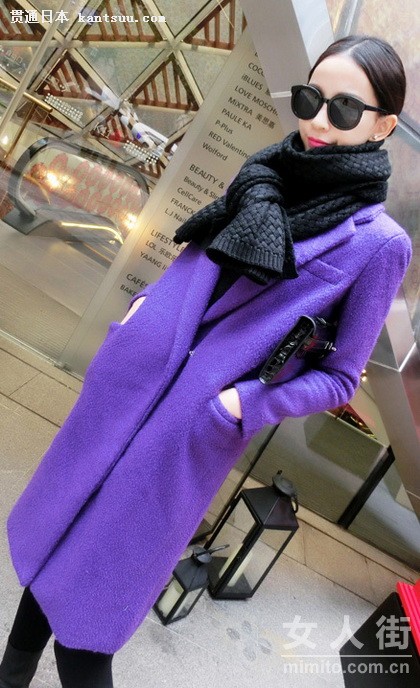 简洁纯色大外套 优雅范儿最后一波