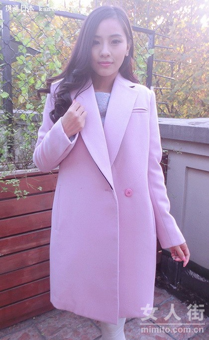 简洁纯色大外套 优雅范儿最后一波