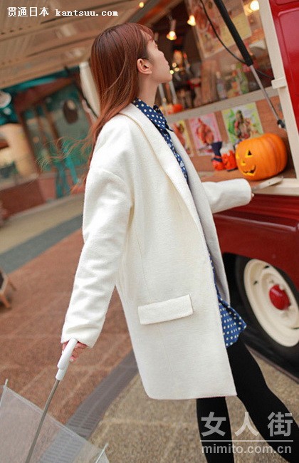 简洁纯色大外套 优雅范儿最后一波