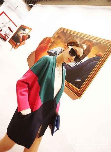 早春时尚外套搭配 御寒养眼俱佳