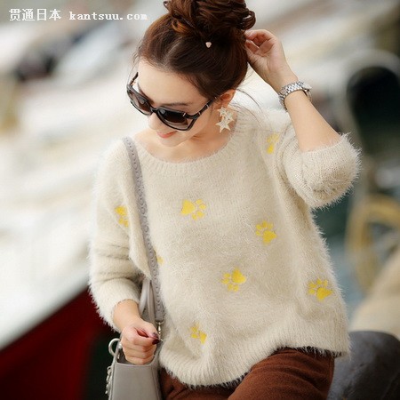 色彩缤纷的毛衣 随意带来小清新