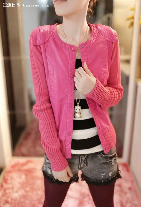 30款枚红色外套 甜美玩转深秋