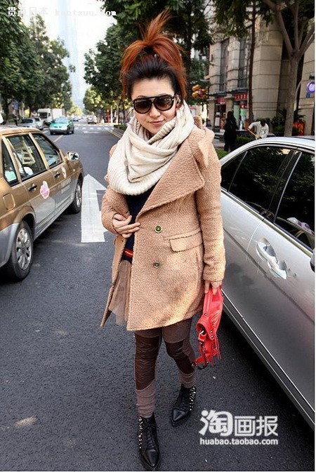 欧美气质范街拍女郎前卫搭