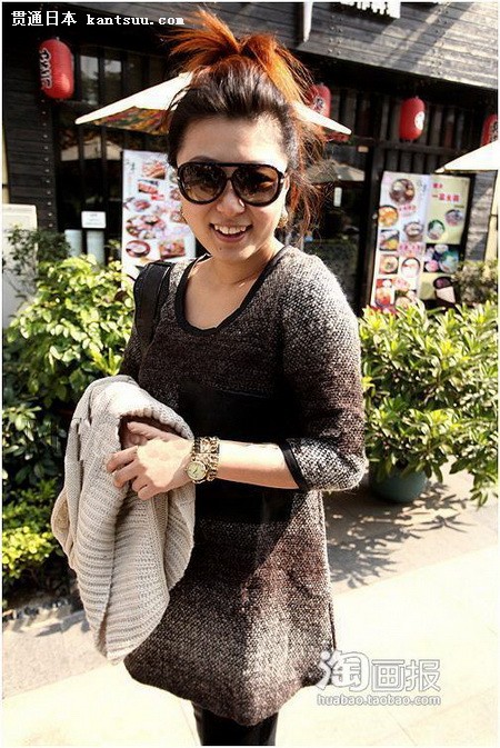 欧美气质范街拍女郎前卫搭